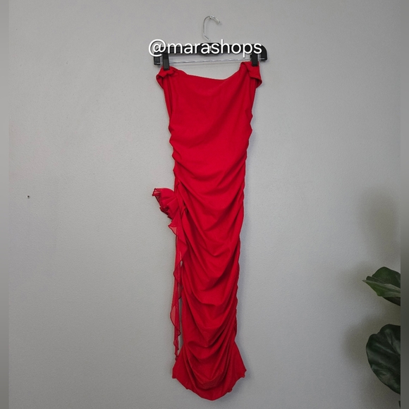 Fanci Club Red Horse Midi Dress - Picture 5 of 8